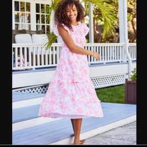 Floral Spring Midi Dress 🌸